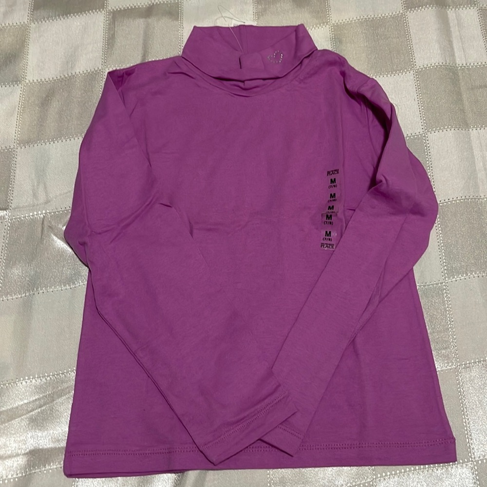 Purple turtleneck